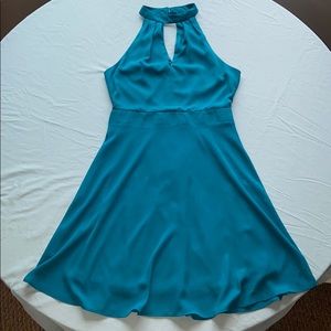 Express teal dress